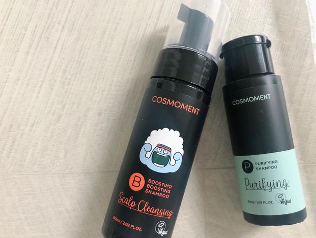 부스티모 부스팅샴푸60ml + 비듬세정 진정샴푸50ml 리뷰 사진