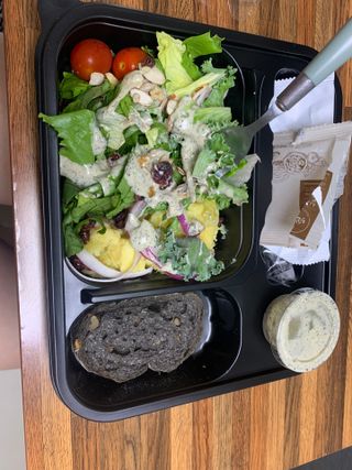 참살이도시락 작심삼일 샐러드도시락 3개 맛보기 새벽배송 또는 택배배송 — 4점을 준 리뷰어가 2021년 8월 올린 사용 사진