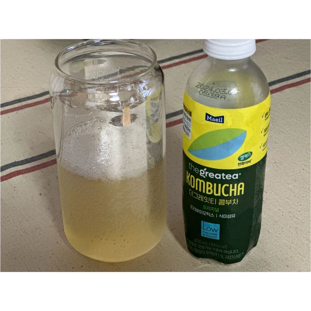 [매일유업] 더그레잇티 44kcal 콤부차 300ml *12개입 (오리지널 6개+베리리치 6개) 리뷰 사진