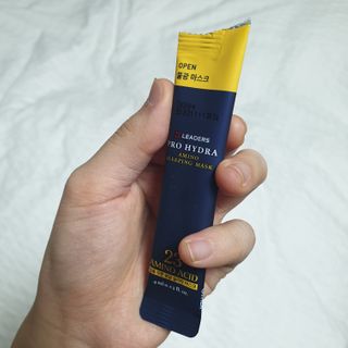 리더스코스메틱 리더스 프로 하이드라 아미노 슬리핑 마스크 — 5점을 준 리뷰어가 2021년 1월 올린 사용 사진
