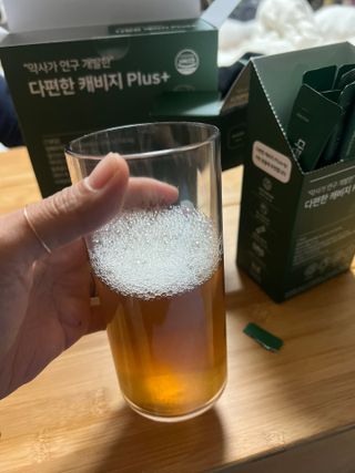 바오랩스 다편한 캐비지 사과키위양배추즙 — 4.5점을 준 리뷰어가 2023년 11월 올린 사용 사진