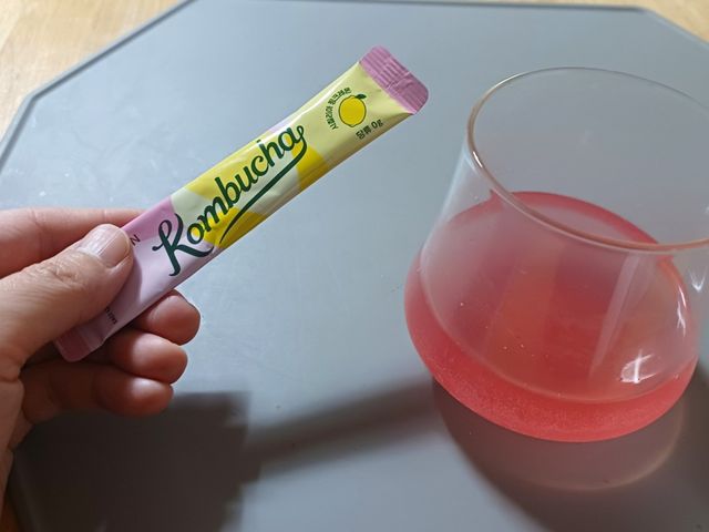 [티젠] 콤부차 시칠리아 핑크레몬 리뷰 사진