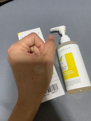 랑벨 내츄럴 딥 포어 클렌저 210ml (저자극 약산성 천연 클렌징 젤) — 5점을 준 리뷰어가 2022년 5월 올린 사용 사진