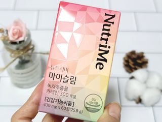뉴트리미 마이슬림 녹차 카테킨 다이어트 보조제 60정 1달분 — 5점을 준 리뷰어가 2023년 2월 올린 사용 사진