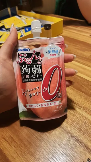 ORIHIRO 오리히로 곤약젤리 제로칼로리 130g 4종 4팩(맛별로 1팩씩) — 5점을 준 리뷰어가 2023년 3월 올린 사용 사진