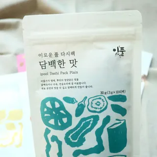 이풀 이로운풀 다시팩 3종세트(담백한맛, 감칠맛, 순한맛) — 5점을 준 리뷰어가 2022년 11월 올린 사용 사진