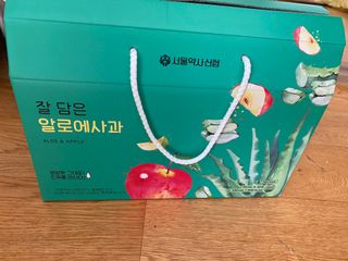 서울약사신협 잘 담은 알로애사과_70ml x 30포 — 5점을 준 리뷰어가 2021년 9월 올린 사용 사진