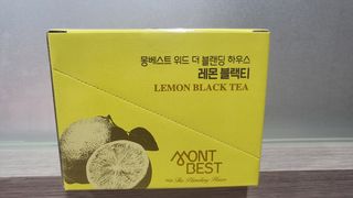몽베스트 위드더 블랜딩 하우스 _레몬 블랙티 — 5점을 준 리뷰어가 2022년 12월 올린 사용 사진