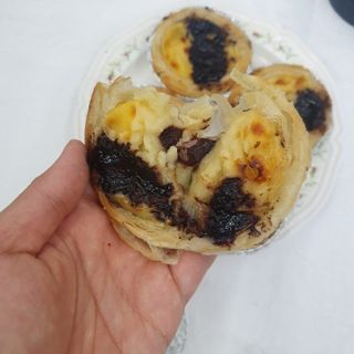디앙뜨 포르투갈 에그타르트 오리지널 맛+패션후르츠+초콜릿타르트 맛 중 택1 — 5점을 준 리뷰어가 2021년 8월 올린 사용 사진