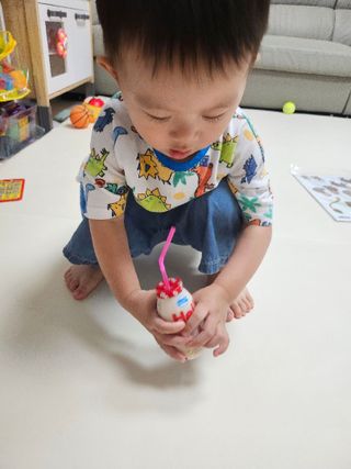 덴마크 *[구매평]하이(Hej!) 브랜드 패키지(요구르트, 그릭요거트) — 5점을 준 리뷰어가 2025년 9월 올린 사용 사진