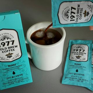 여우두마리 1977 콜드브루 스틱 더치커피 루후 커피팩토리 — 5점을 준 리뷰어가 2021년 2월 올린 사용 사진