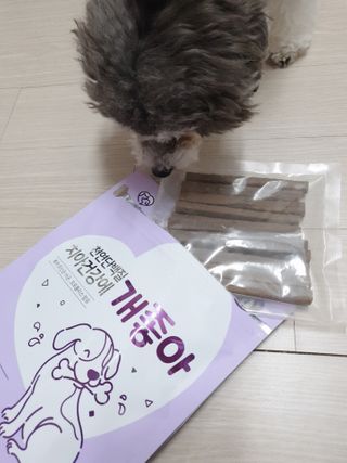 My Pet Care 천연단백질 치아건강에 개좋아 — 4.5점을 준 리뷰어가 2021년 1월 올린 사용 사진