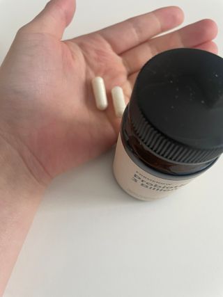 나우캠페인용 [포미나우]이탈리아 비건 인증 완료 유산균 30억 — 4.5점을 준 리뷰어가 2023년 10월 올린 사용 사진
