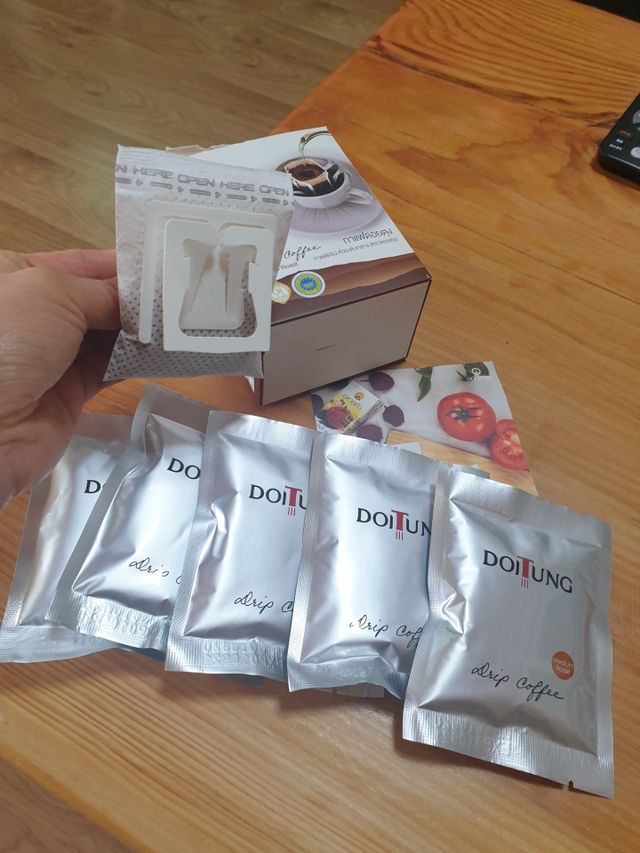 도이퉁 드립백 커피 60g 다크로스트 미디움로스트 리뷰 사진