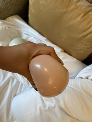 트라택 쿠셔닝 웨이트볼 0.5kg + 1kg SET — 5점을 준 리뷰어가 2022년 6월 올린 사용 사진