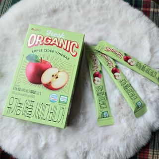 올바이오 [쿠팡 구매] 유기농 애플사이다비니거 애사비 스틱 15p, 300g, 1개 — 5점을 준 리뷰어가 2025년 1월 올린 사용 사진