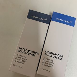 더마포레스트 마데카소사이드 리페어 크림,  모이스처라이징 아쿠아크림 — 5점을 준 리뷰어가 2021년 8월 올린 사용 사진