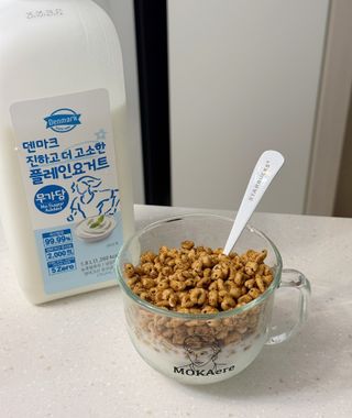 프리_[덴마크] 진하고 더 고소한 플레인 요거트 1.8L — 5점을 준 리뷰어가 2025년 5월 올린 사용 사진