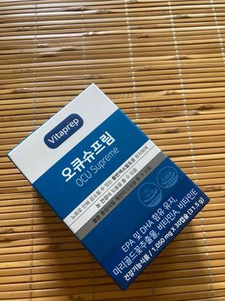 뉴트리션팩토리 비타프렙 오큐슈프림 루테인 오메가3 1050mg — 5점을 준 리뷰어가 2021년 8월 올린 사용 사진