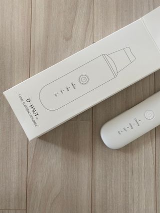 디하우트 랩 4 in 1 갈바닉 아쿠아 워터 필링기 스킨스크러버 — 5점을 준 리뷰어가 2021년 11월 올린 사용 사진