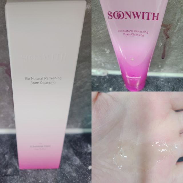 SOONWITH 바이오 내추럴 리프레싱 폼클렌징 리뷰 사진