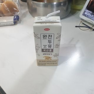 완전두유 국산콩 저당 3종 — 5점을 준 리뷰어가 2022년 10월 올린 사용 사진