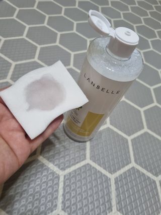 랑벨 내츄럴 딥 클렌징 워터 500ml — 5점을 준 리뷰어가 2022년 6월 올린 사용 사진