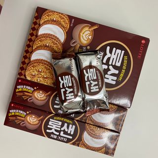 롯데제과 롯샌 카페크런치 — 4점을 준 리뷰어가 2021년 10월 올린 사용 사진