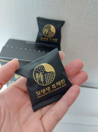 원더라이프 모생생흑깨환 — 5점을 준 리뷰어가 2022년 6월 올린 사용 사진