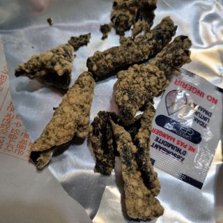 오봉산꽃부각 [만나식품] 오봉산 꽃부각 3가지 맛(오리지널, 새우맛, 매운고추맛) — 4.5점을 준 리뷰어가 2022년 12월 올린 사용 사진