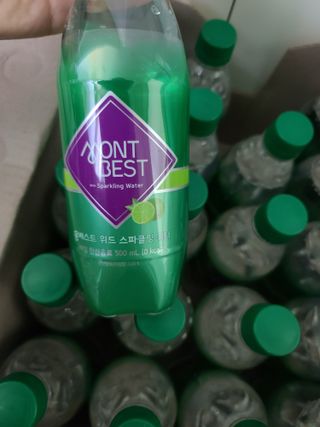 몽베스트 Montbest with Sparkling water Lime20병 — 5점을 준 리뷰어가 2021년 10월 올린 사용 사진