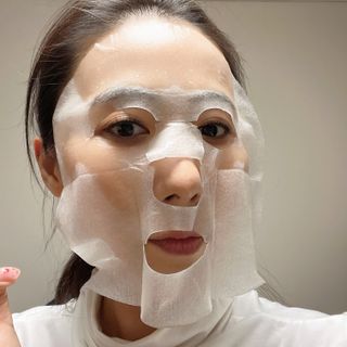 세뚜아(Cettua) [세뚜아] 모이스처 밸런싱 페이셜 마스크 Cettua Moisture Balancing Facial Mask 5매 — 5점을 준 리뷰어가 2023년 12월 올린 사용 사진