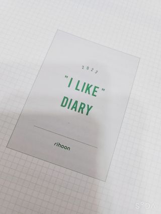 리훈 2023년 아이라이크 모눈 다이어리 미니달력 세트 — 5점을 준 리뷰어가 2022년 11월 올린 사용 사진