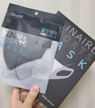 끌린에르 스포츠 귀편한 새부리형 마스크 (뉴컬러포함) — 5점을 준 리뷰어가 2022년 5월 올린 사용 사진
