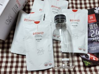 클린24시간 1BOX(5포) + 전용보틀(500ml) — 5점을 준 리뷰어가 2022년 10월 올린 사용 사진