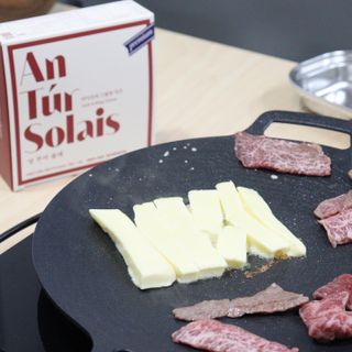 앙투어솔레 아일랜드 구워먹는 치즈 100 자연 치즈 와인안주 300g(100g x 3팩) — 5점을 준 리뷰어가 2022년 7월 올린 사용 사진