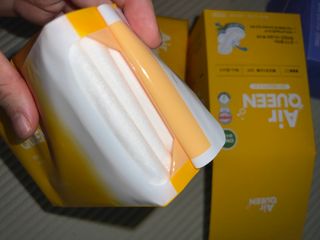 에어퀸 뉴브레스 유기농 생리대 4종 (팬티라이너 20P + 중형 10P + 대형 10P + 오버나이트 8P)_체험단 — 5점을 준 리뷰어가 2024년 8월 올린 사용 사진