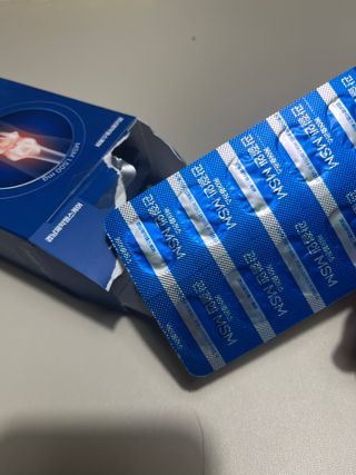 [경남제약헬스케어]케어플러스 관절엔 MSM 1000mg 60정/1개월분/관절/뼈/연골 영양/비타민D+아연/1일2정 — 5점을 준 리뷰어가 2024년 1월 올린 사용 사진