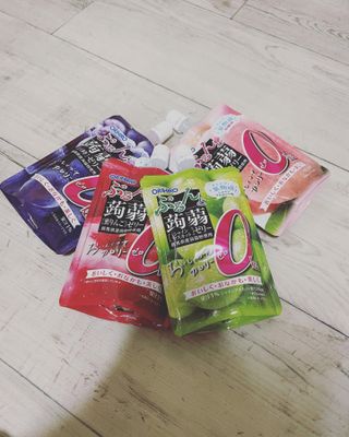 ORIHIRO 오리히로 곤약젤리 제로칼로리 130g 4종 4팩(맛별로 1팩씩) — 4.5점을 준 리뷰어가 2023년 1월 올린 사용 사진