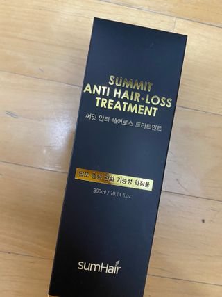 썸헤어 / SUMHAIR 썸헤어  써밋 안티 헤어로스 샴푸+트리트먼트 — 5점을 준 리뷰어가 2021년 6월 올린 사용 사진