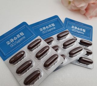뉴트리션팩토리 비타프렙 오큐슈프림 루테인 오메가3 1050mg — 5점을 준 리뷰어가 2021년 10월 올린 사용 사진