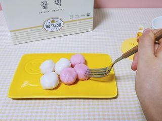 종로복떡방 레트로 3총사 꿀떡 세트 — 5점을 준 리뷰어가 2021년 4월 올린 사용 사진