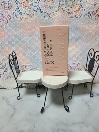 UVX 퀀텀 비너스 맑은 톤업 선세럼 — 5점을 준 리뷰어가 2024년 2월 올린 사용 사진