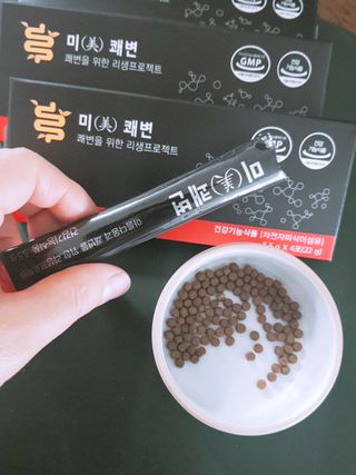새롬바이오 리생 [미쾌변] 차전자피 식이섬유 건강기능식품 3팩 — 5점을 준 리뷰어가 2021년 6월 올린 사용 사진