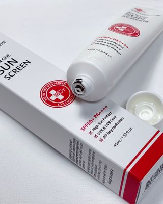 닥터셀멜로 셀멜로 올인원 선스크린 — 5점을 준 리뷰어가 2021년 4월 올린 사용 사진