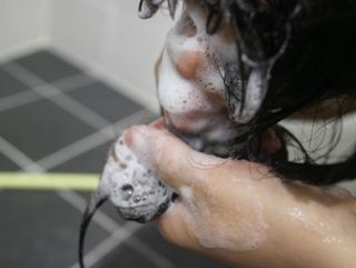 닥터시드 페퍼민트 앤 레몬 비건 비듬케어 쿨 탈모 샴푸 (1000ml) — 5점을 준 리뷰어가 2024년 1월 올린 사용 사진