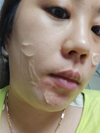 [NEW_버진팜스 푸딩수딩] 투명 푸딩젤이 선사하는 빠른 진정과 깨끗한 피부결 정돈 — 5점을 준 리뷰어가 2021년 8월 올린 사용 사진
