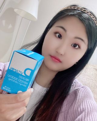 메디타민 비타민D 3000IU — 5점을 준 리뷰어가 2021년 3월 올린 사용 사진