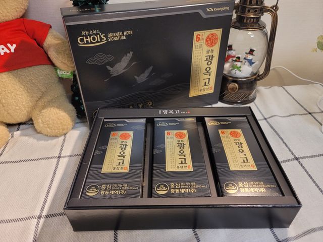 [광동제약] 광동 광옥고 홍삼 본 30포+쇼핑백 증정 리뷰 사진