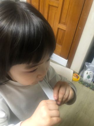 [이뮤니티플러스]우리아이 면역오키, 건강오키 _ 키즈오키 비타민초코홍삼 10포 1box — 5점을 준 리뷰어가 2022년 3월 올린 사용 사진